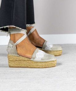 Alternative view of Alpargata con cuña Alma Visón.