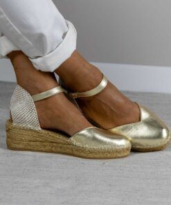 Alternative view of Alpargata con cuña Emma Oro Pulsera.