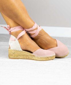 Alternative view of Alpargata con cuña Emma Antique.