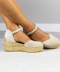 Alternative view of Alpargata con cuña Julia BeigTM pulsera.
