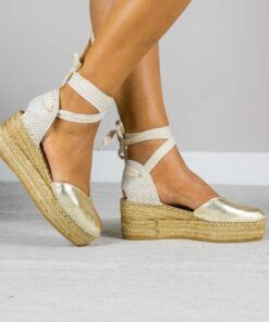 Alpargata con cuña Julia OroTM.