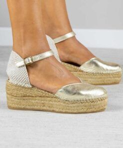 Alpargata con cuña Julia OroTM pulsera.