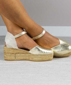 Alternative view of Alpargata con cuña Julia OroTM pulsera.