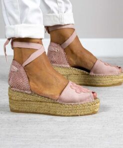 Alternative view of Alpargata con cuña Clara Rosa.