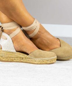 Alternative view of Alpargata con cuña Emma Mushroom.