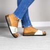 Calzado bio de mujer modelo Alba color blanco con suela confortable Maretas