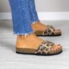 Calzado bio de mujer modelo Alba color animal print tanzania con suela confortable Maretas