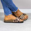 Calzado bio de mujer modelo Alba color animal print tanzania con suela confortable Maretas