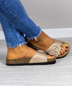 Pala bio Alba color taupe con planta anatómica de piel Maretas